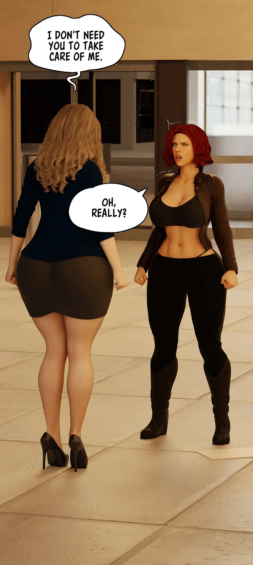 My Neighbor’s Widow [RoseBlue3D] porn comic — Season 1, Chapter 4, page 24