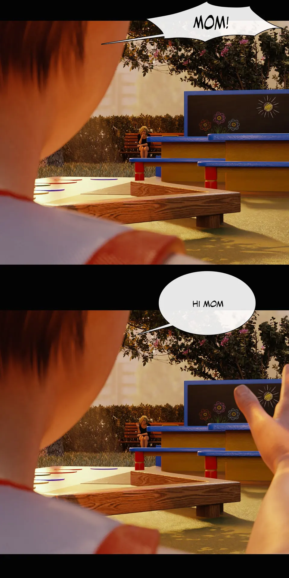 My Neighbor’s Widow [RoseBlue3D] porn comic — Season 1, Chapter 6, page 2
