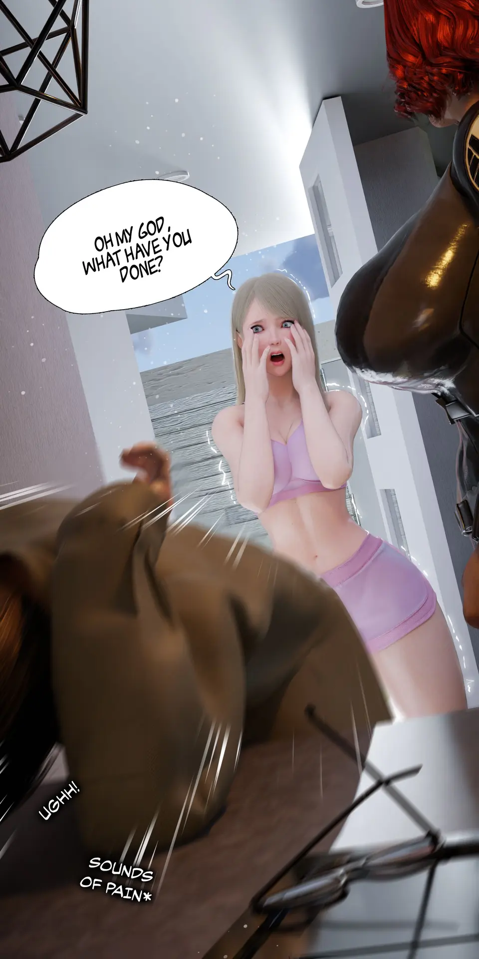 My Neighbor’s Widow [RoseBlue3D] porn comic — Season 1, Chapter 6, page 56