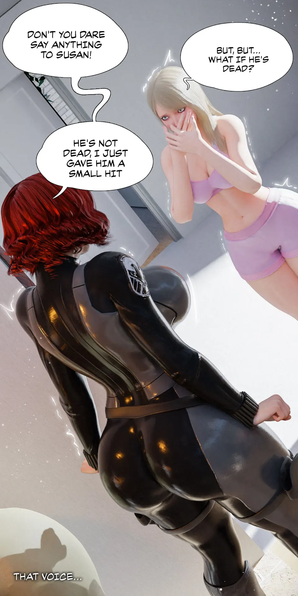 My Neighbor’s Widow [RoseBlue3D] porn comic — Season 1, Chapter 6, page 60