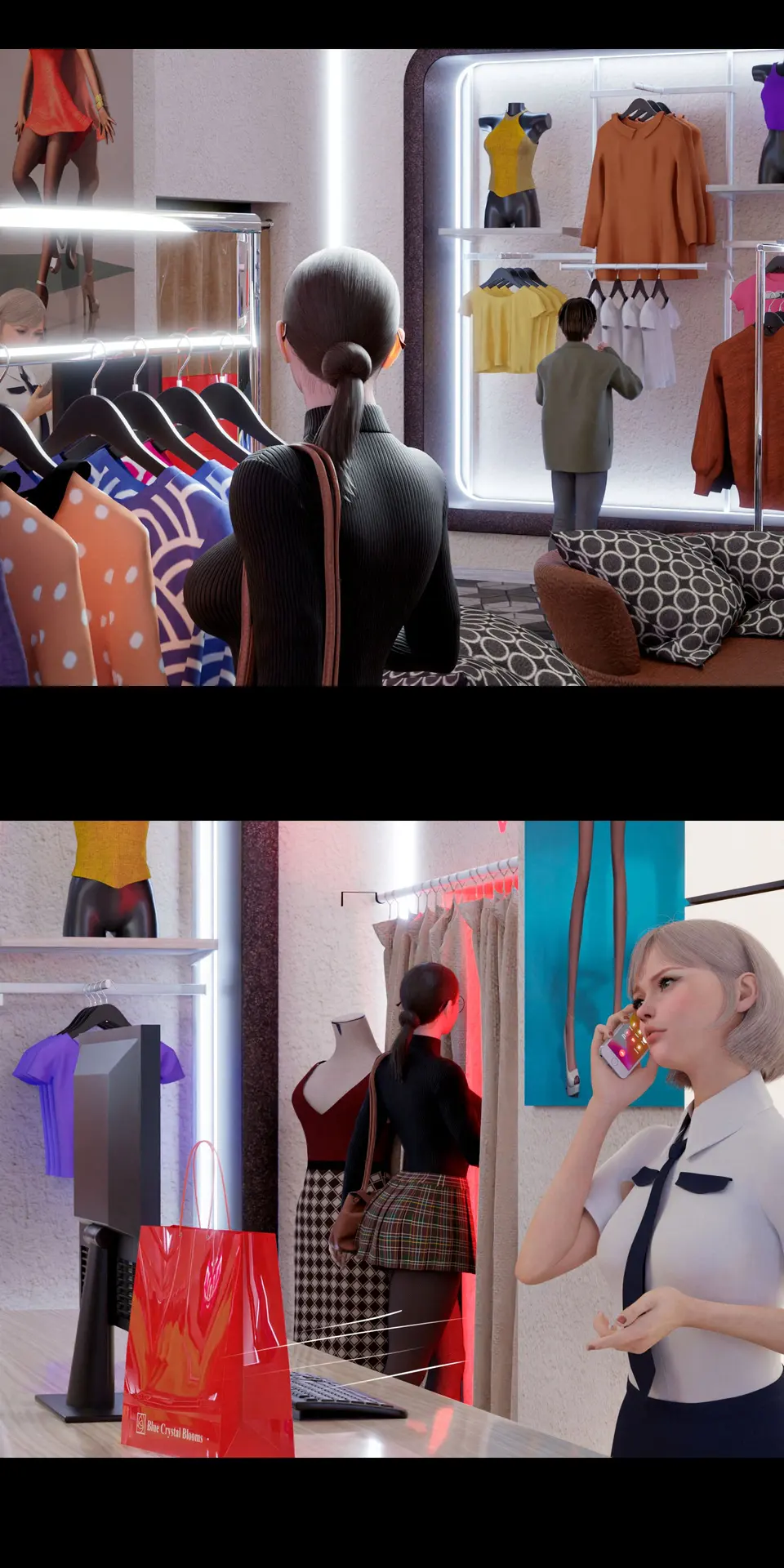 My Neighbor’s Widow [RoseBlue3D] porn comic — Season 1, Chapter 6, page 83