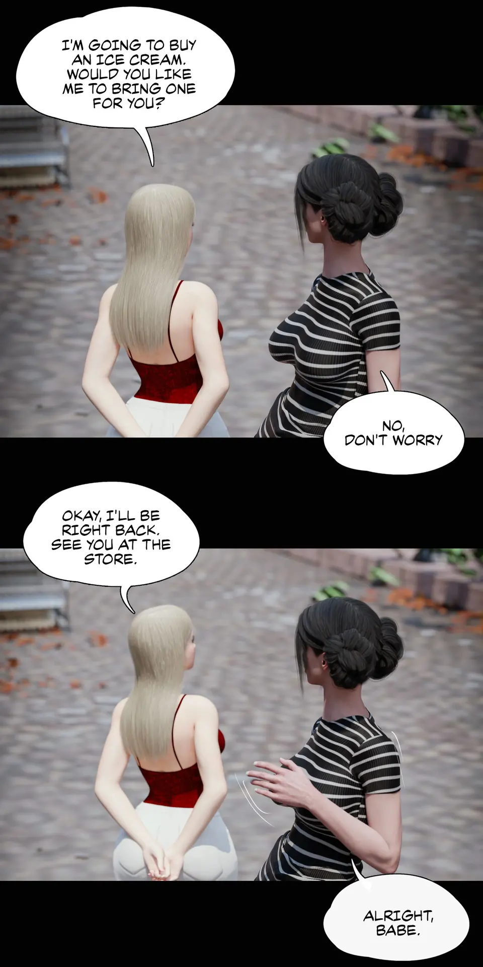 My Neighbor’s Widow [RoseBlue3D] porn comic — Season 1, Chapter 6, page 103