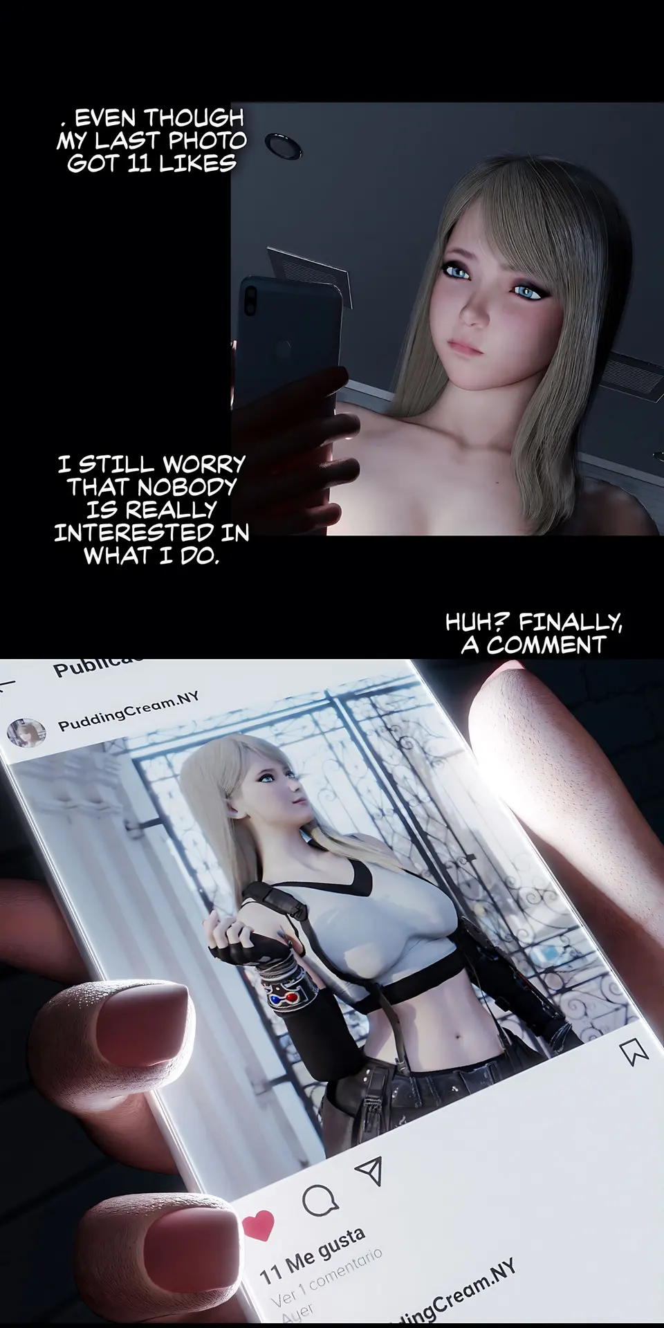 My Neighbor’s Widow [RoseBlue3D] porn comic — Season 1, Chapter 7, page 13
