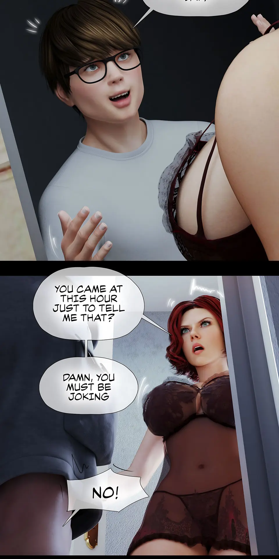 My Neighbor’s Widow [RoseBlue3D] porn comic — Season 1, Chapter 7, page 44
