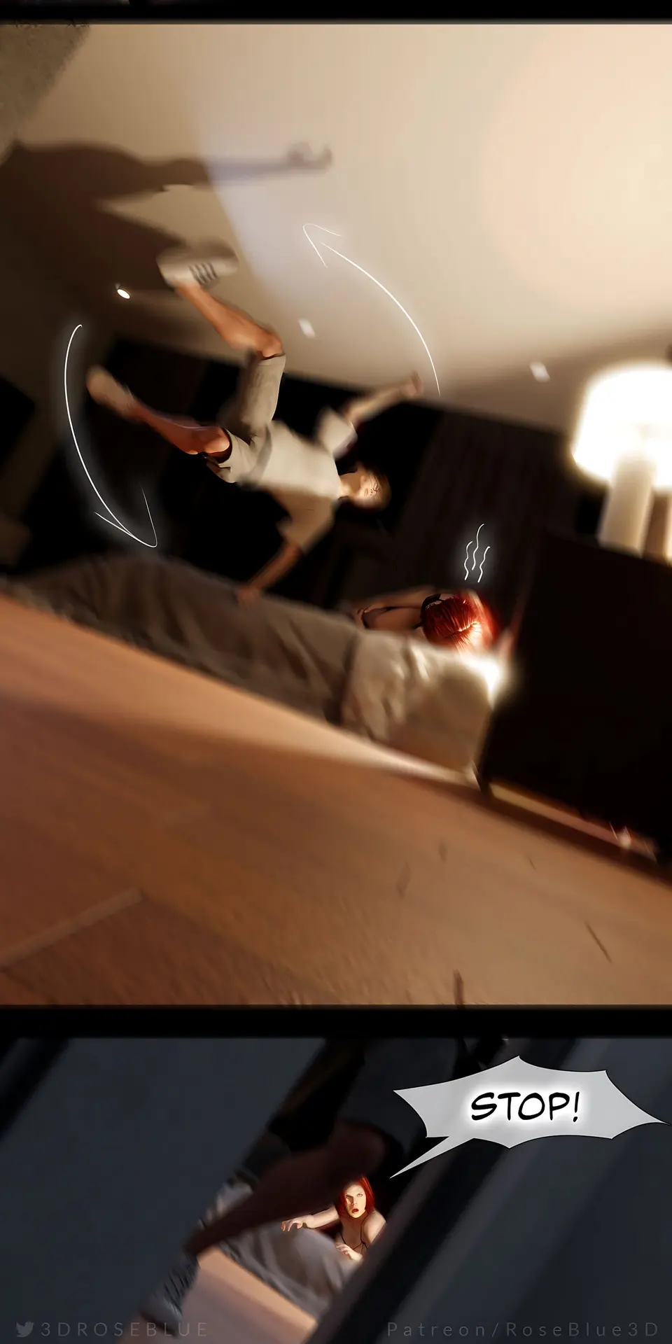 My Neighbor’s Widow [RoseBlue3D] porn comic — Season 1, Chapter 7, page 82