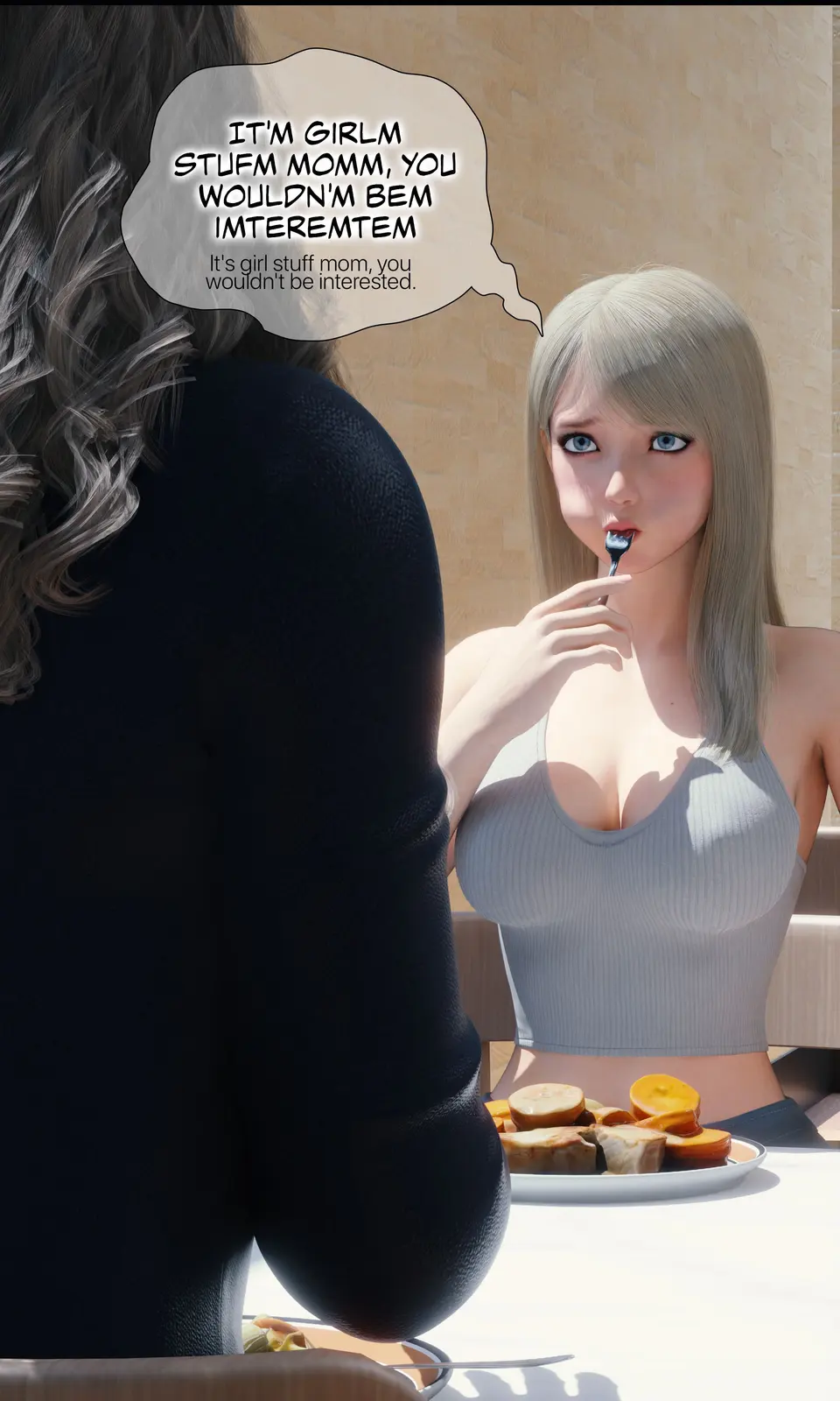 My Neighbor’s Widow [RoseBlue3D] porn comic — Season 1, Chapter 8, page 69