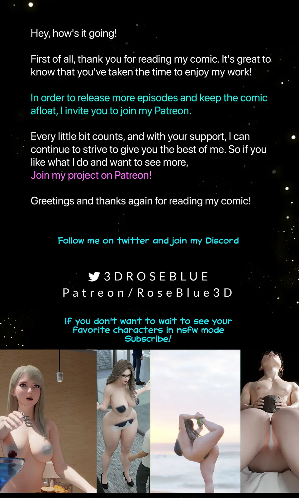 My Neighbor’s Widow [RoseBlue3D] porn comic — Season 1, Chapter 8, page 117