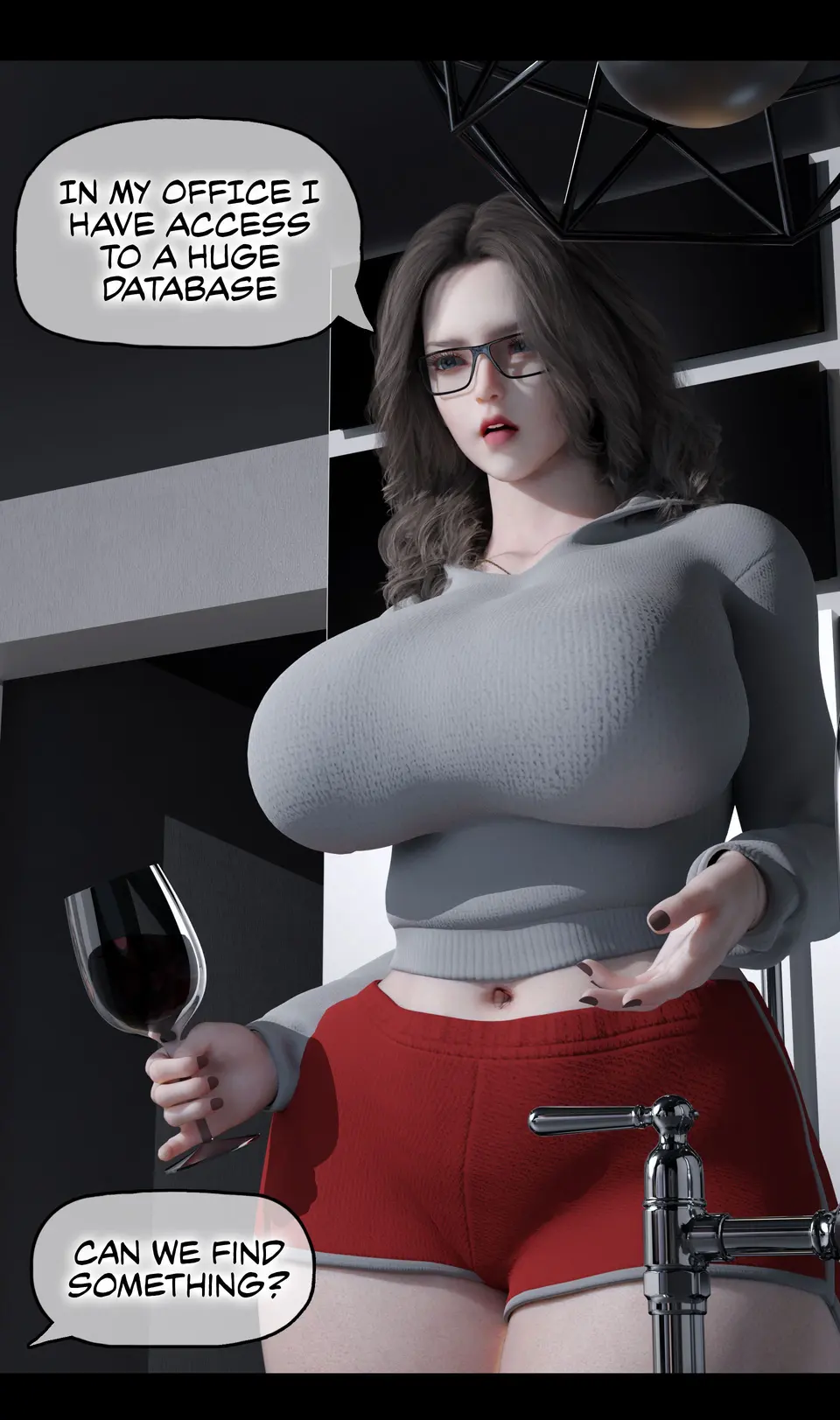 My Neighbor’s Widow [RoseBlue3D] porn comic — Season 1, Chapter 9, page 34