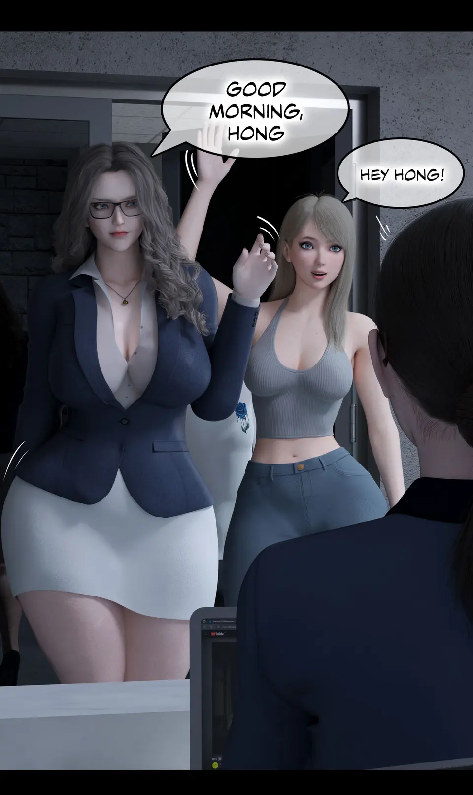 My Neighbor’s Widow [RoseBlue3D] porn comic — Season 1, Chapter 9, page 70
