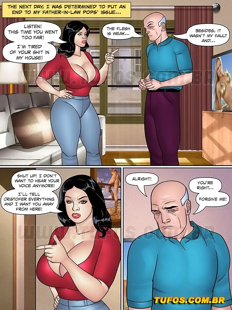 Pops – The Pervert Father-in-law [WC | TF] porn comic — Season 1, Chapter 16, page 2