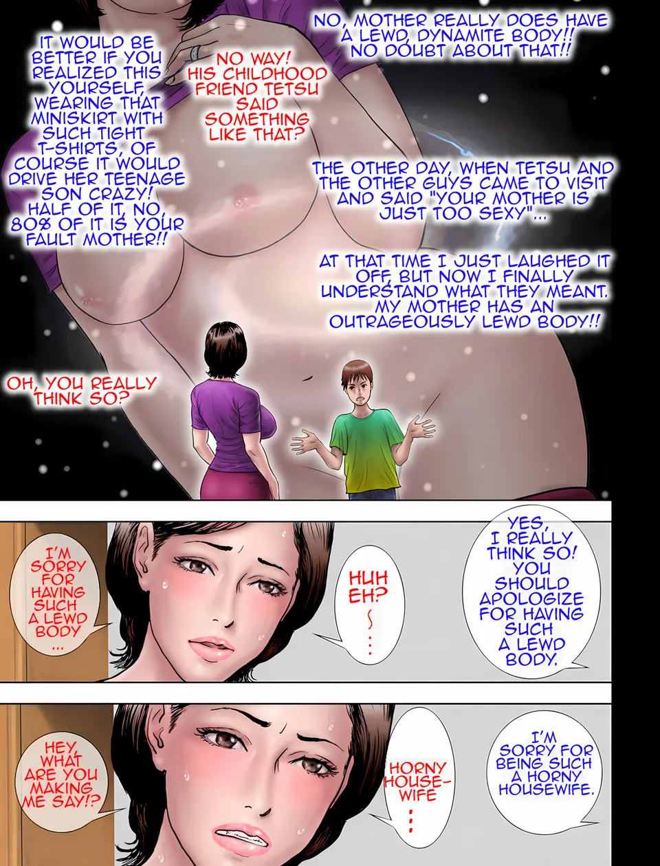 Sex Training My Mom While Dad Is Away porn comic — Season 1, Chapter 1, page 42