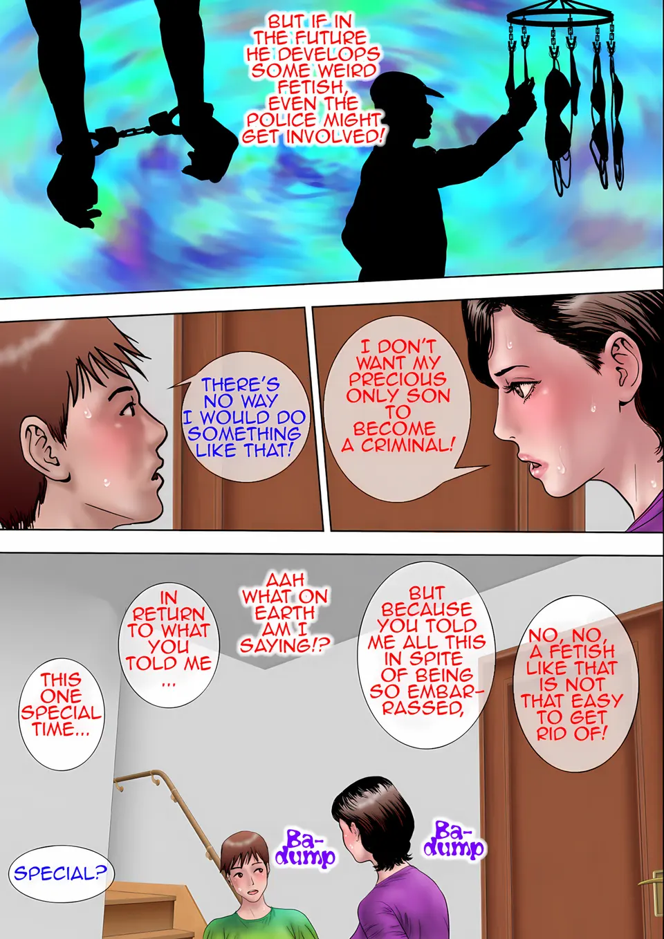 Sex Training My Mom While Dad Is Away porn comic — Season 1, Chapter 1, page 50