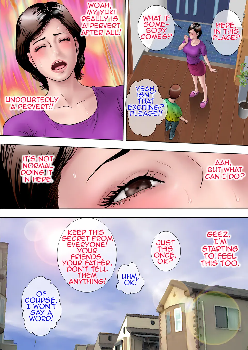 Sex Training My Mom While Dad Is Away porn comic — Season 1, Chapter 1, page 53