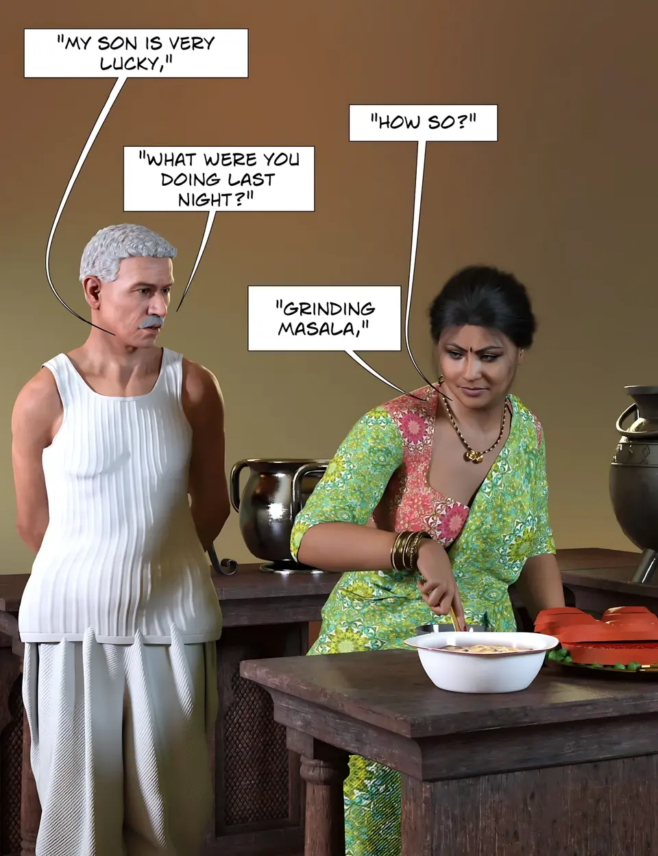Silk Route – Masala Moments [Ira Ram] porn comic — Season 1, Chapter 10, page 40