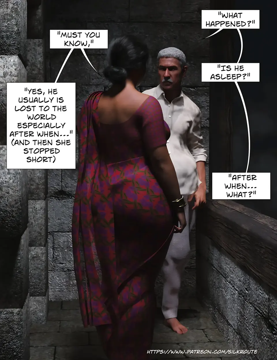 Silk Route – Masala Moments [Ira Ram] porn comic — Season 1, Chapter 6, page 8