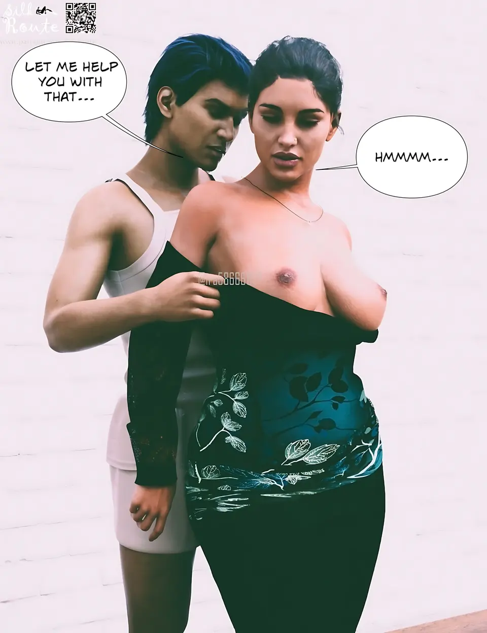 Silk Route – Mom & Me [Ira ram] porn comic — Season 1, Chapter 2, page 10