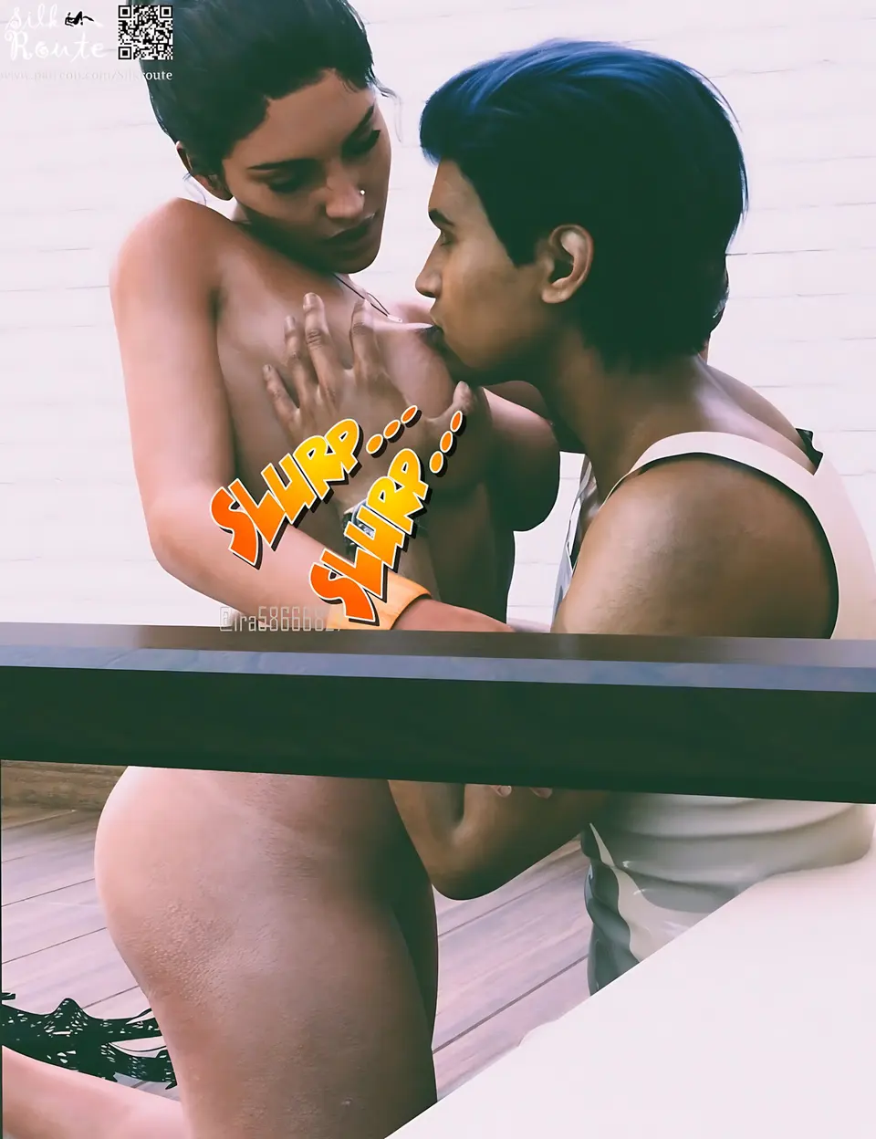 Silk Route – Mom & Me [Ira ram] porn comic — Season 1, Chapter 2, page 22