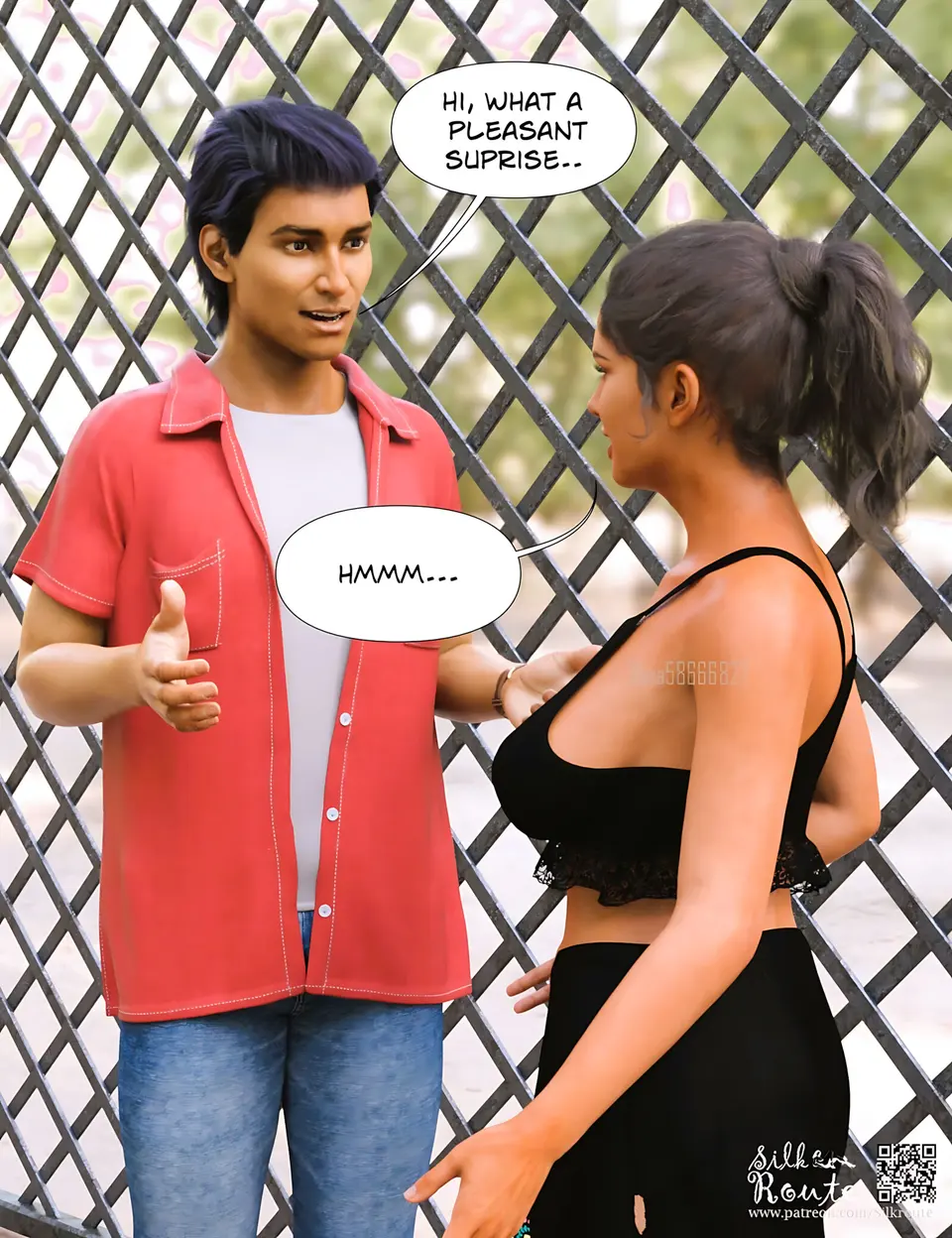 Silk Route – Mom & Me [Ira ram] porn comic — Season 1, Chapter 3, page 5