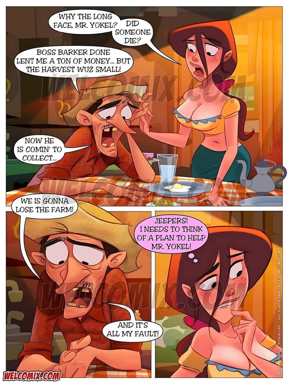 The Hillbilly Farm porn comic — Season 1, Chapter 13, page 2