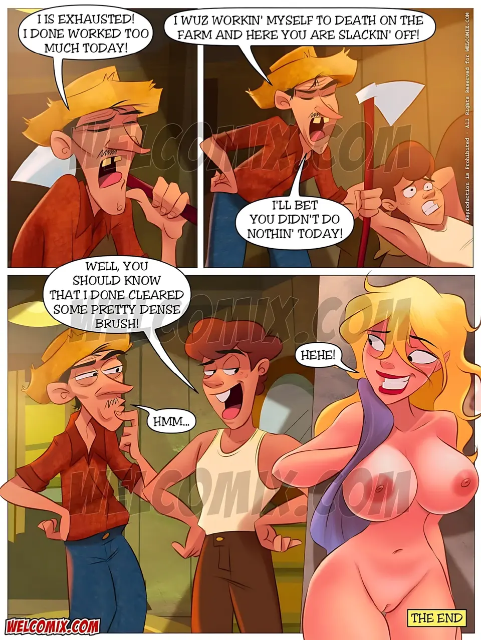The Hillbilly Farm porn comic — Season 1, Chapter 14, page 15