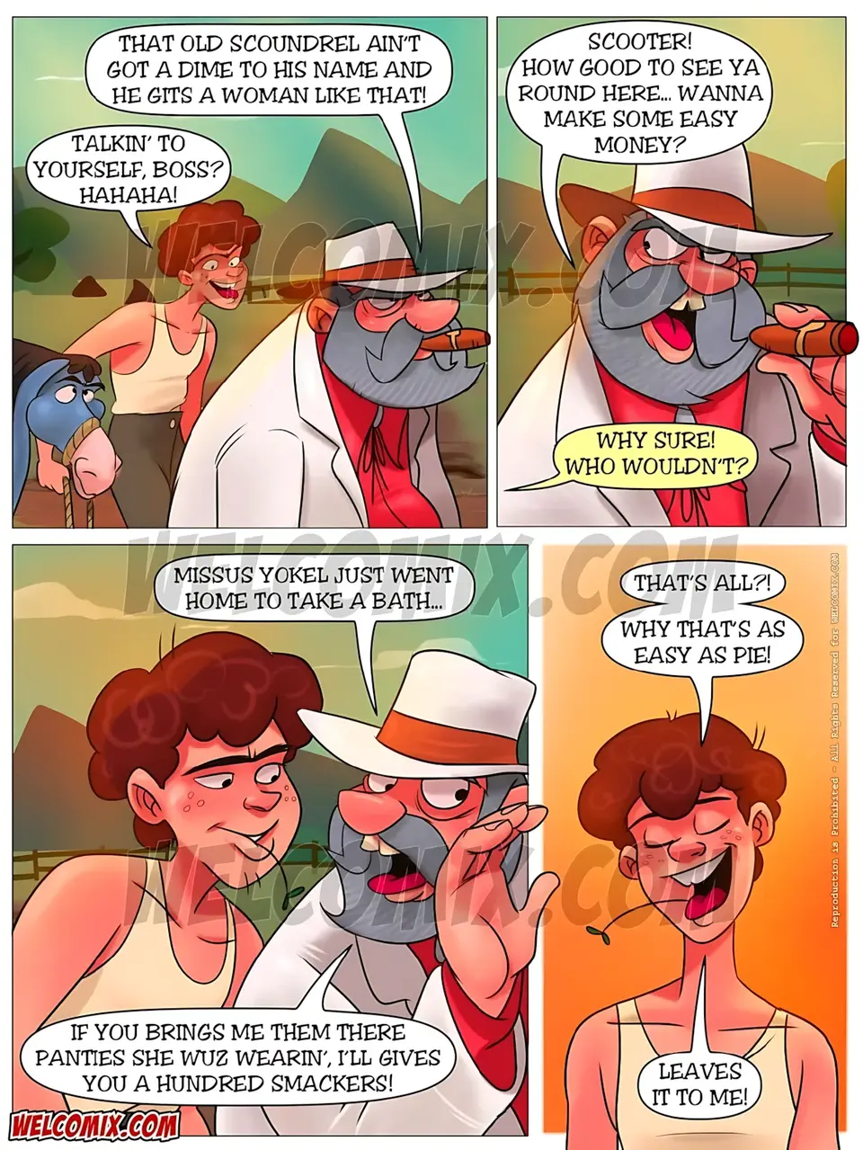 The Hillbilly Farm porn comic — Season 1, Chapter 2, page 3
