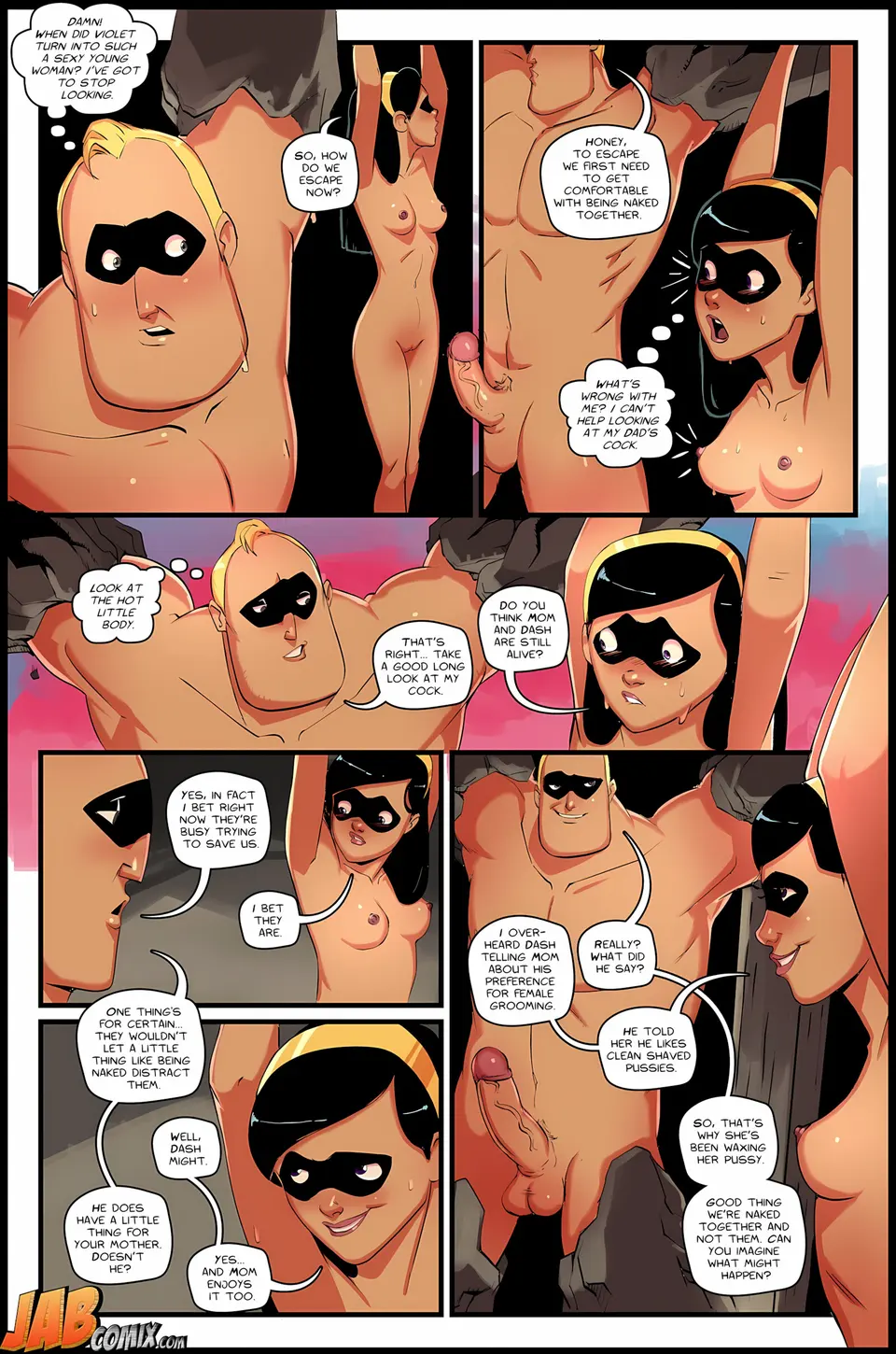 The Improbables porn comic — Season 1, Chapter 2, page 14