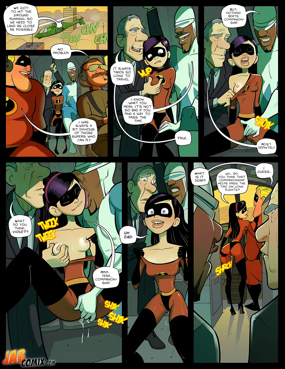 The Improbables porn comic — Season 1, Chapter 3, page 14