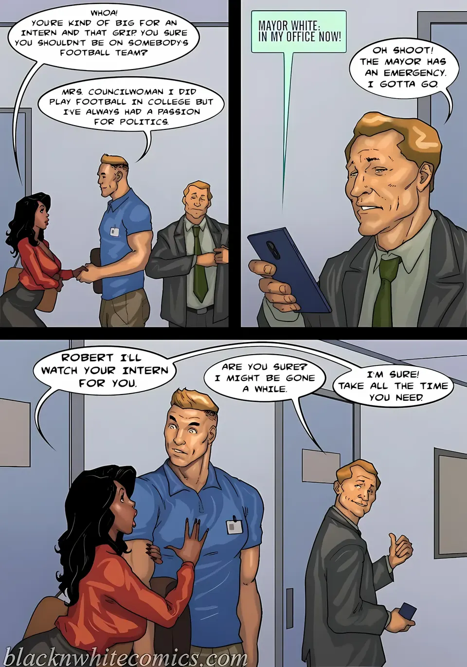 The Mayor [BlackNWhiteComics] porn comic — Season 1, Chapter 3, page 32