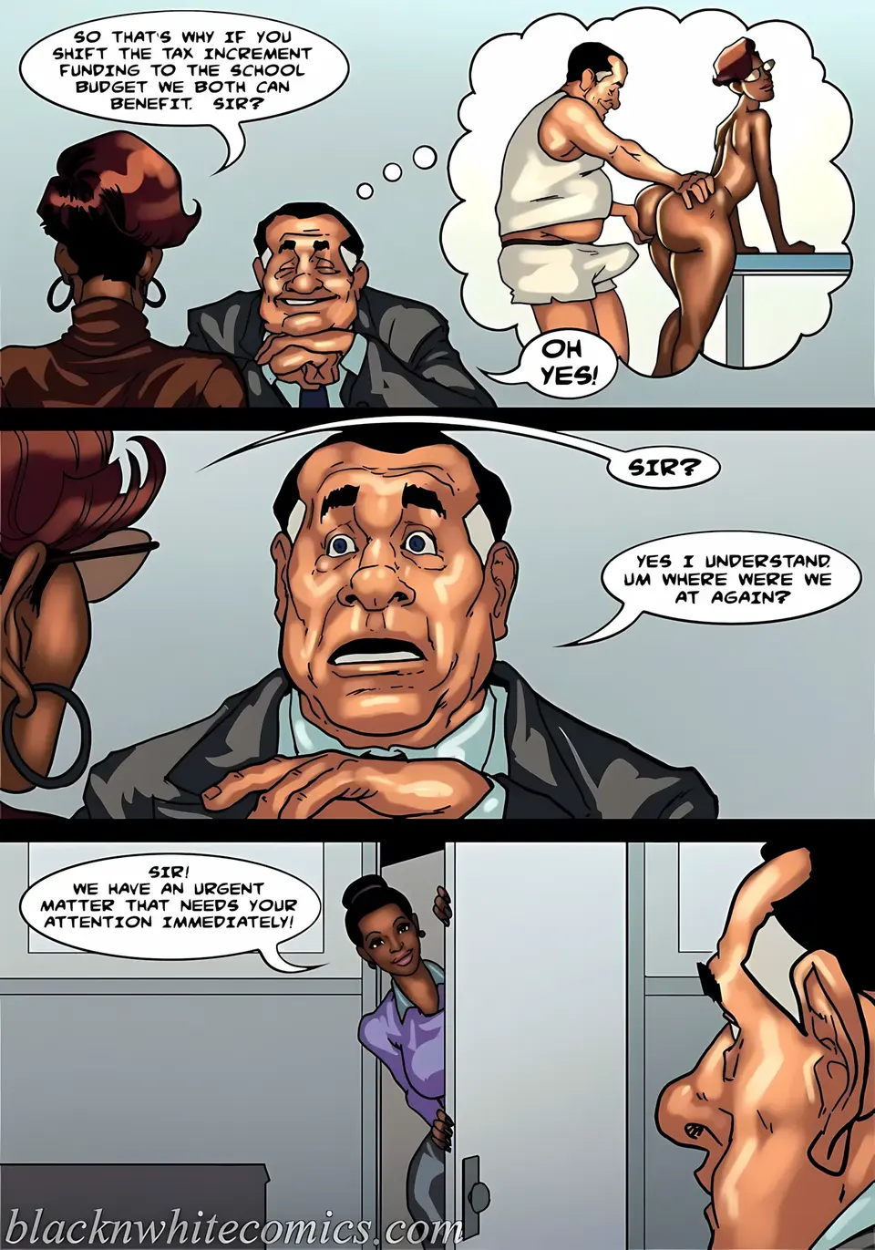 The Mayor [BlackNWhiteComics] porn comic — Season 1, Chapter 4, page 99