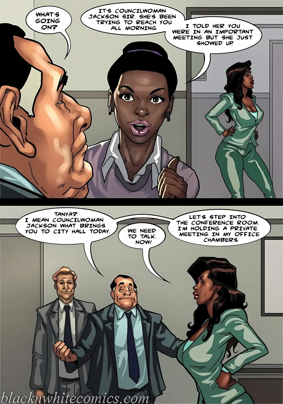 The Mayor [BlackNWhiteComics] porn comic — Season 1, Chapter 4, page 104