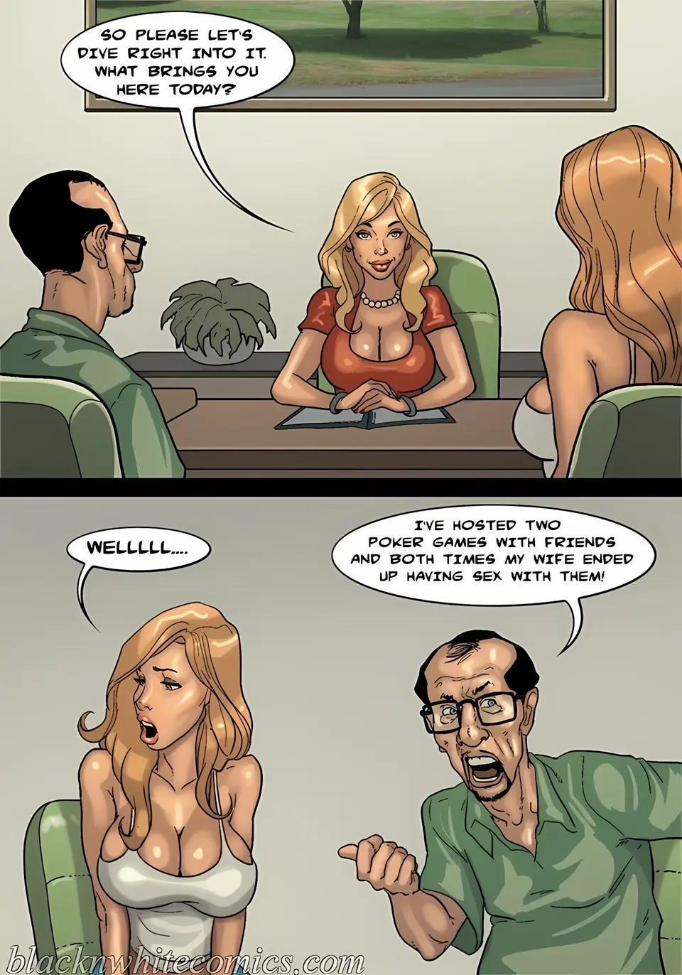 The Poker Game porn comic — Season 1, Chapter 2, page 14