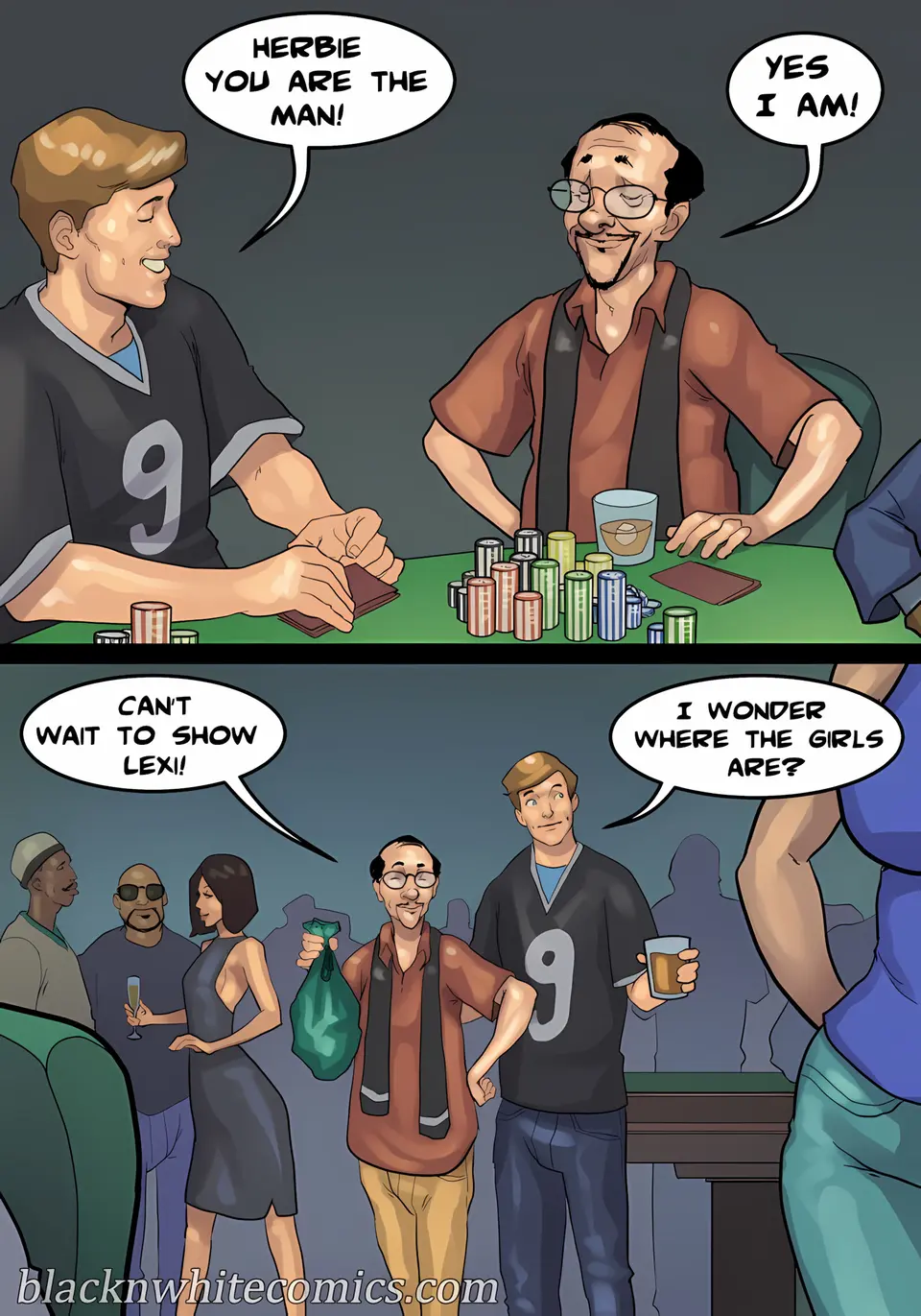 The Poker Game porn comic — Season 1, Chapter 2, page 356