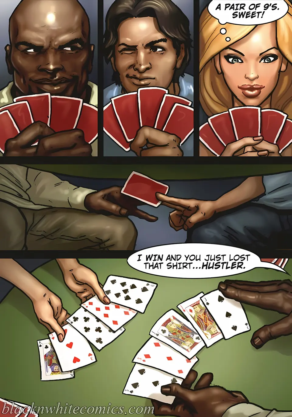 The Poker Game porn comic — Season 1, Chapter 4, page 14