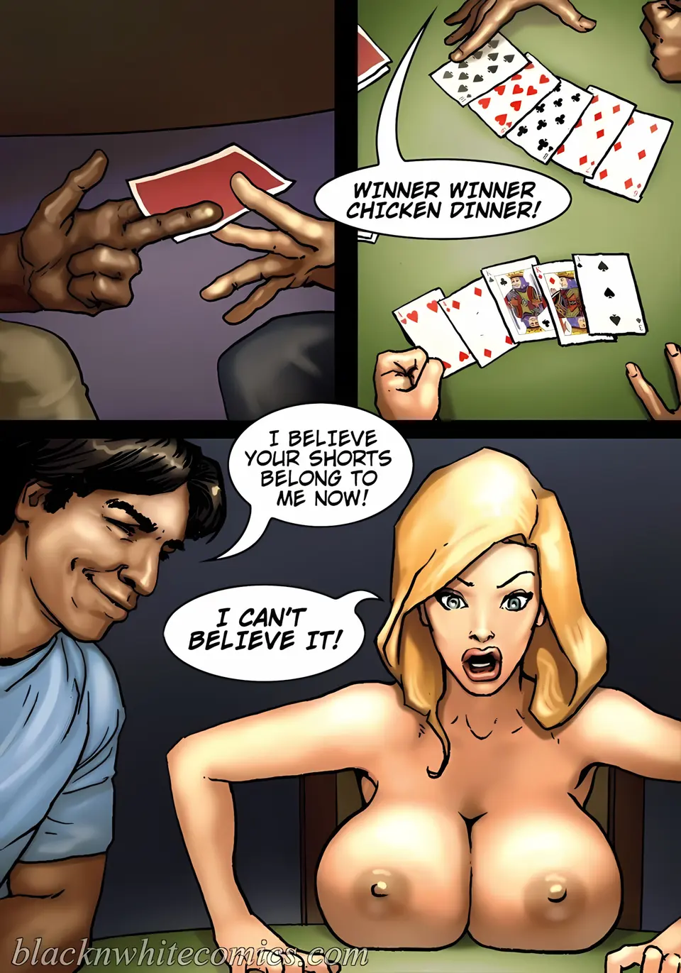The Poker Game porn comic — Season 1, Chapter 4, page 17
