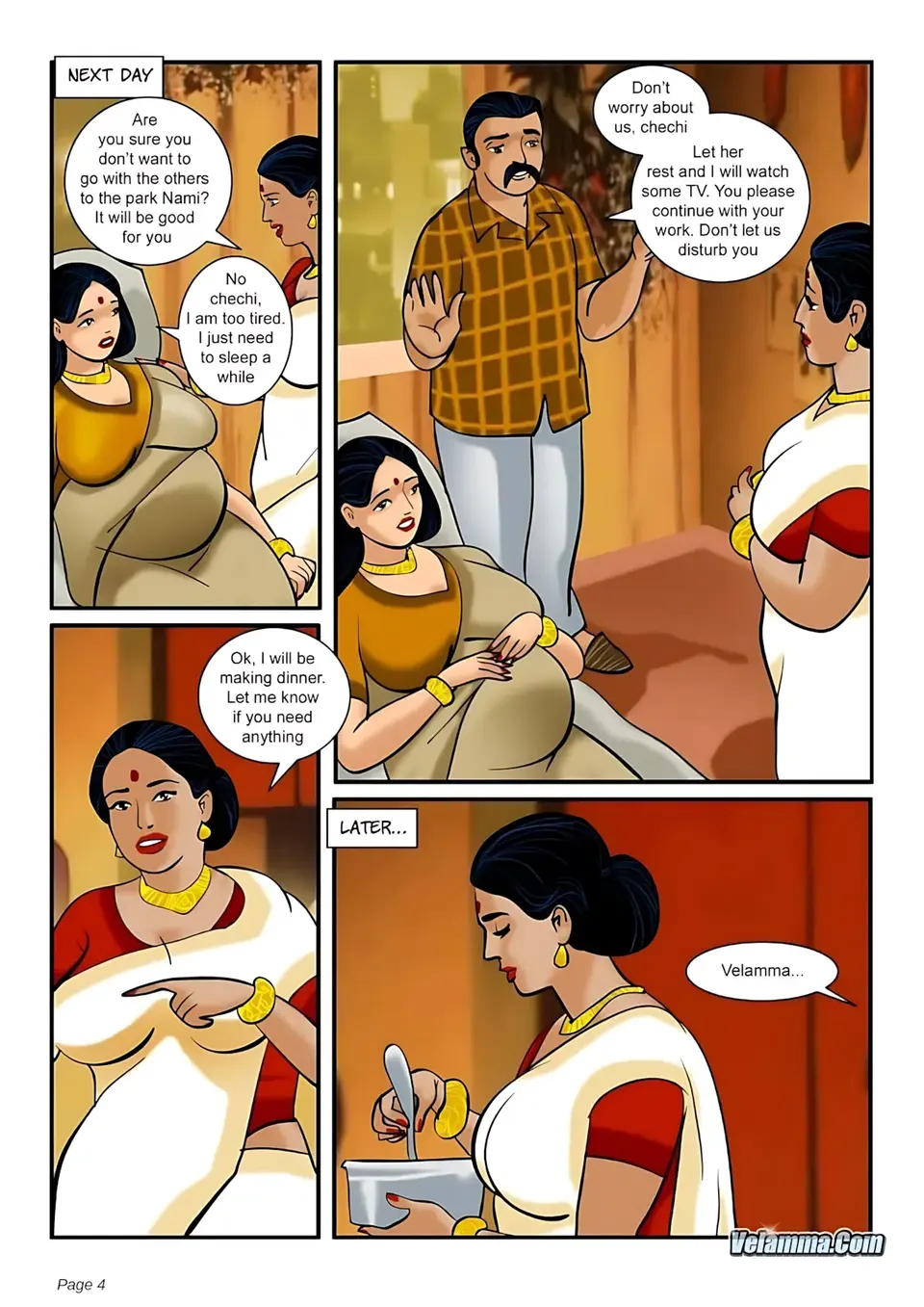 Velamma All Episodes Comics porn comic — Season 1, Chapter 3, page 4