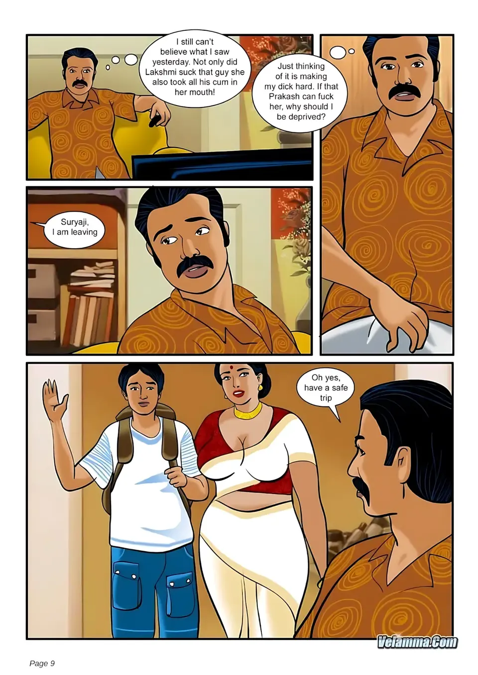 Velamma All Episodes Comics porn comic — Season 1, Chapter 3, page 9