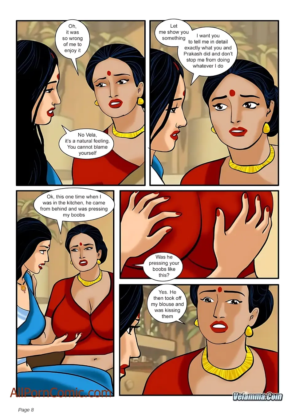 Velamma All Episodes Comics porn comic — Season 1, Chapter 6, page 8