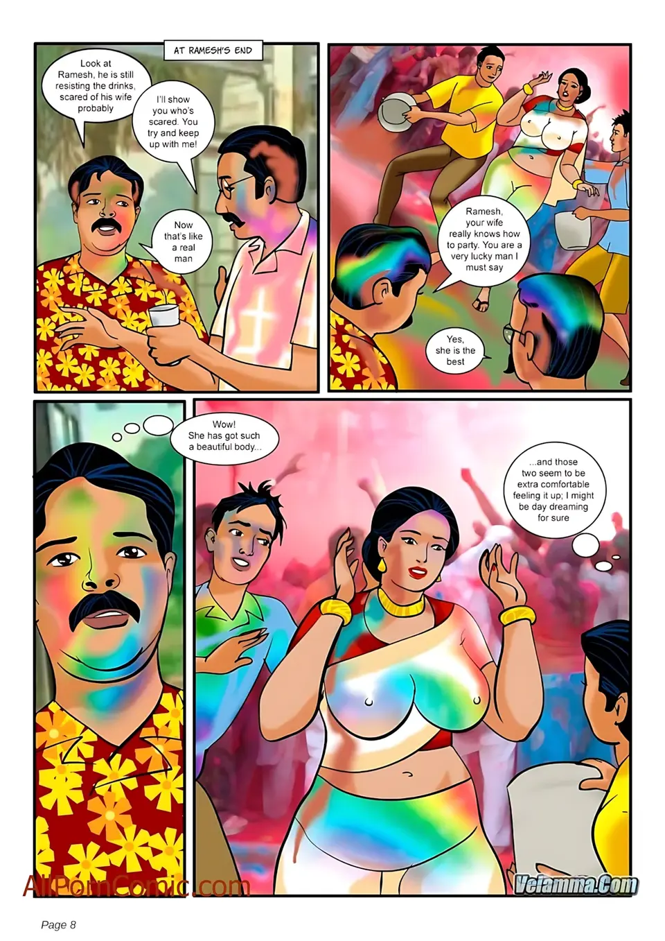 Velamma All Episodes Comics porn comic — Season 1, Chapter 8, page 8