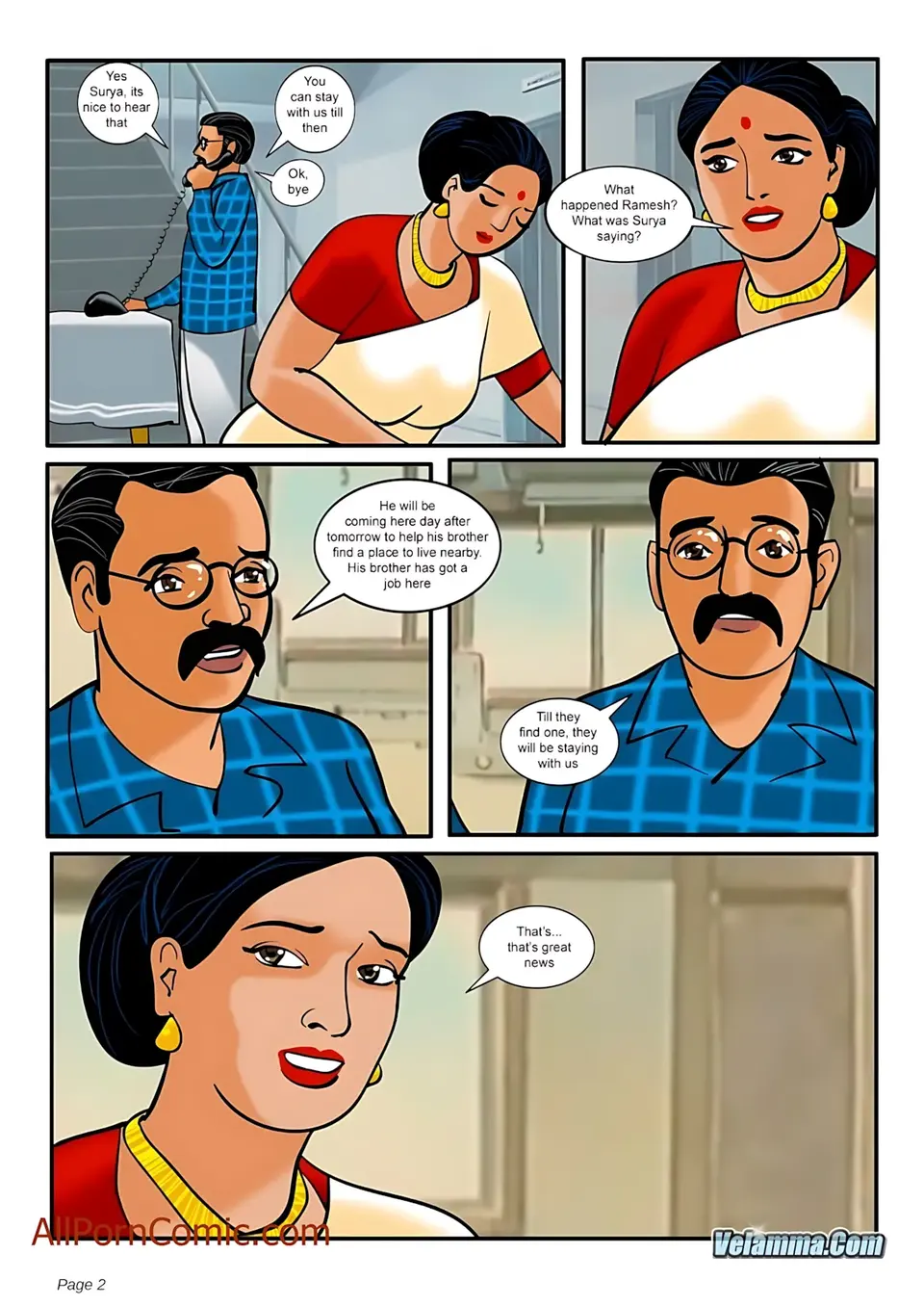 Velamma All Episodes Comics porn comic — Season 1, Chapter 9, page 2