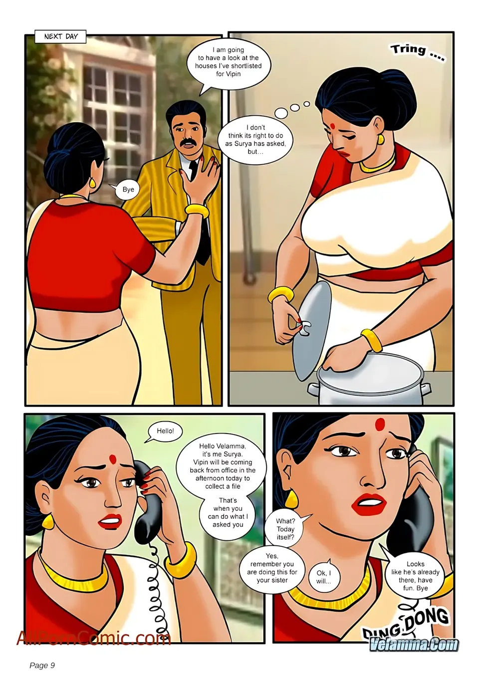 Velamma All Episodes Comics porn comic — Season 1, Chapter 9, page 9