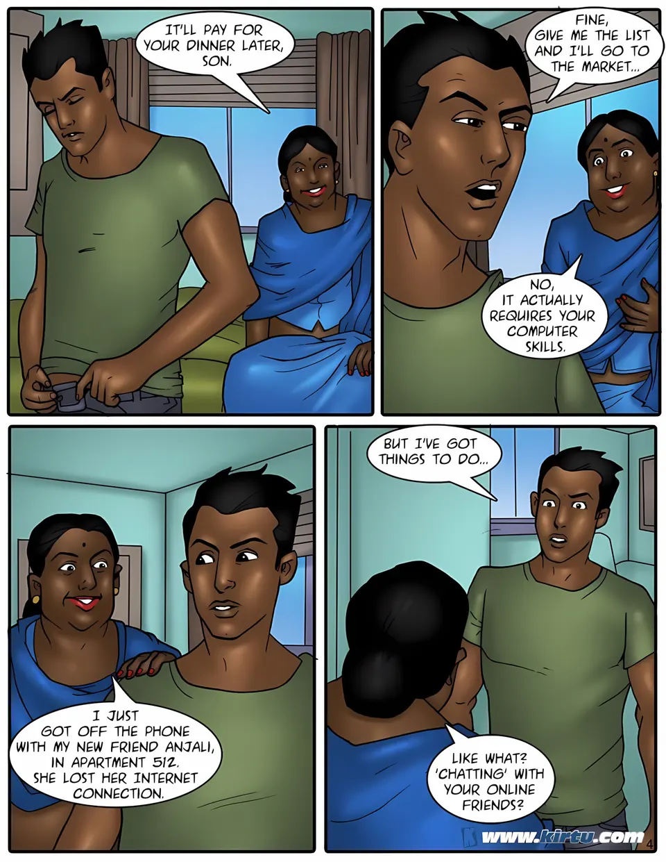 XXX Apartments 11-20 [Kirtu] porn comic — Season 1, Chapter 12, page 4