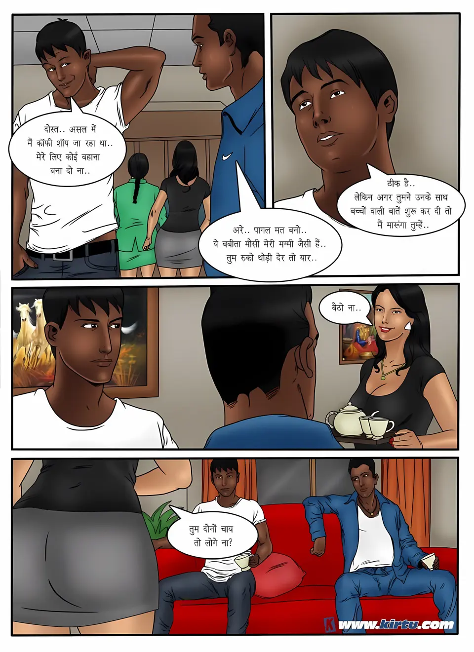XXX Apartments 21-24 [Kirtu] porn comic — Season 1, Chapter 4, page 14