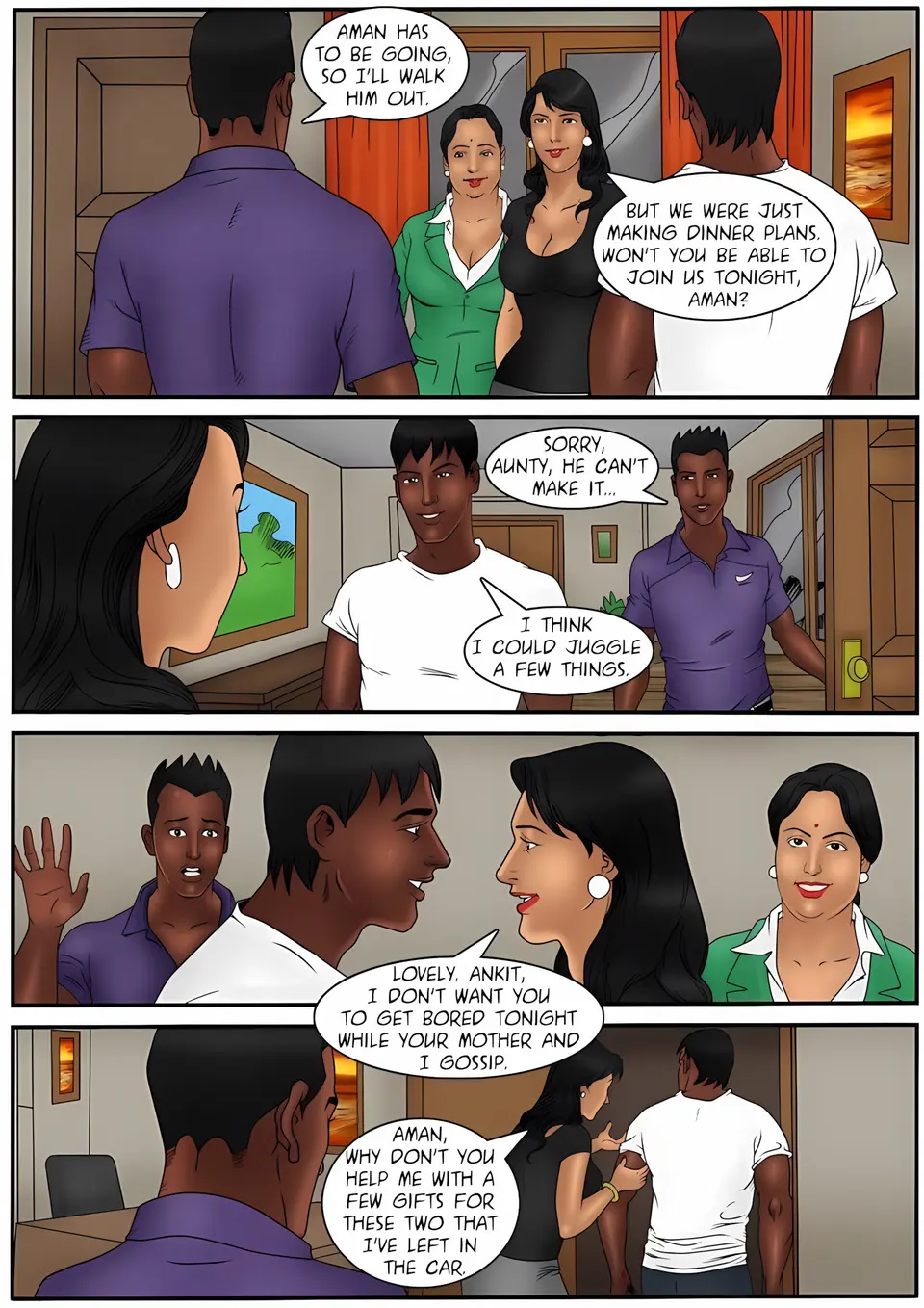 XXX Apartments 21-24 [Kirtu] porn comic — Season 1, Chapter 5, page 17