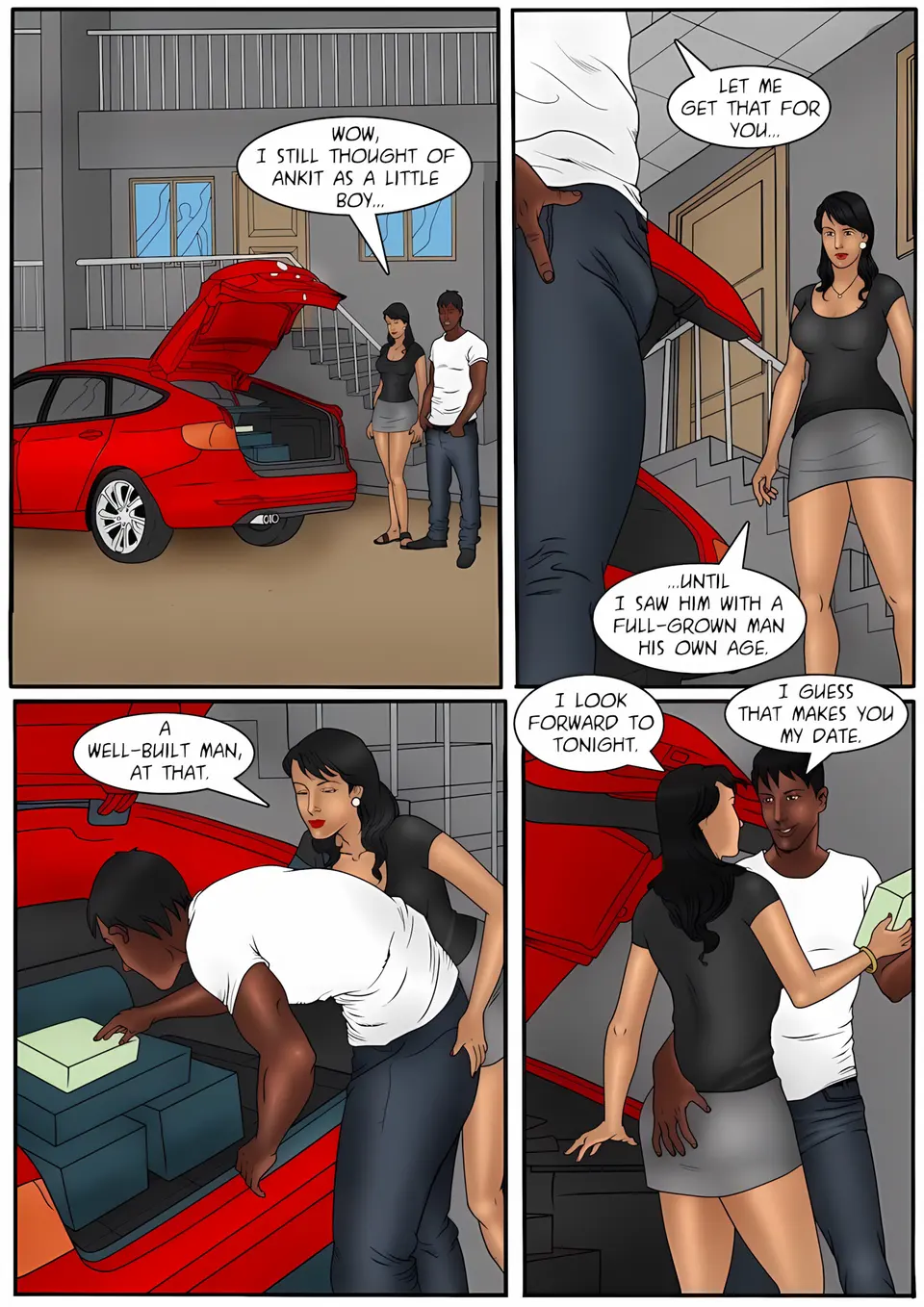 XXX Apartments 21-24 [Kirtu] porn comic — Season 1, Chapter 5, page 18