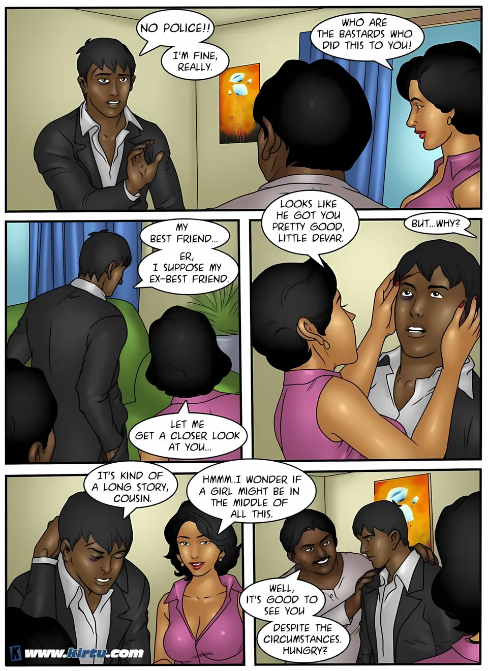 XXX Apartments 21-24 [Kirtu] porn comic — Season 1, Chapter 6, page 3