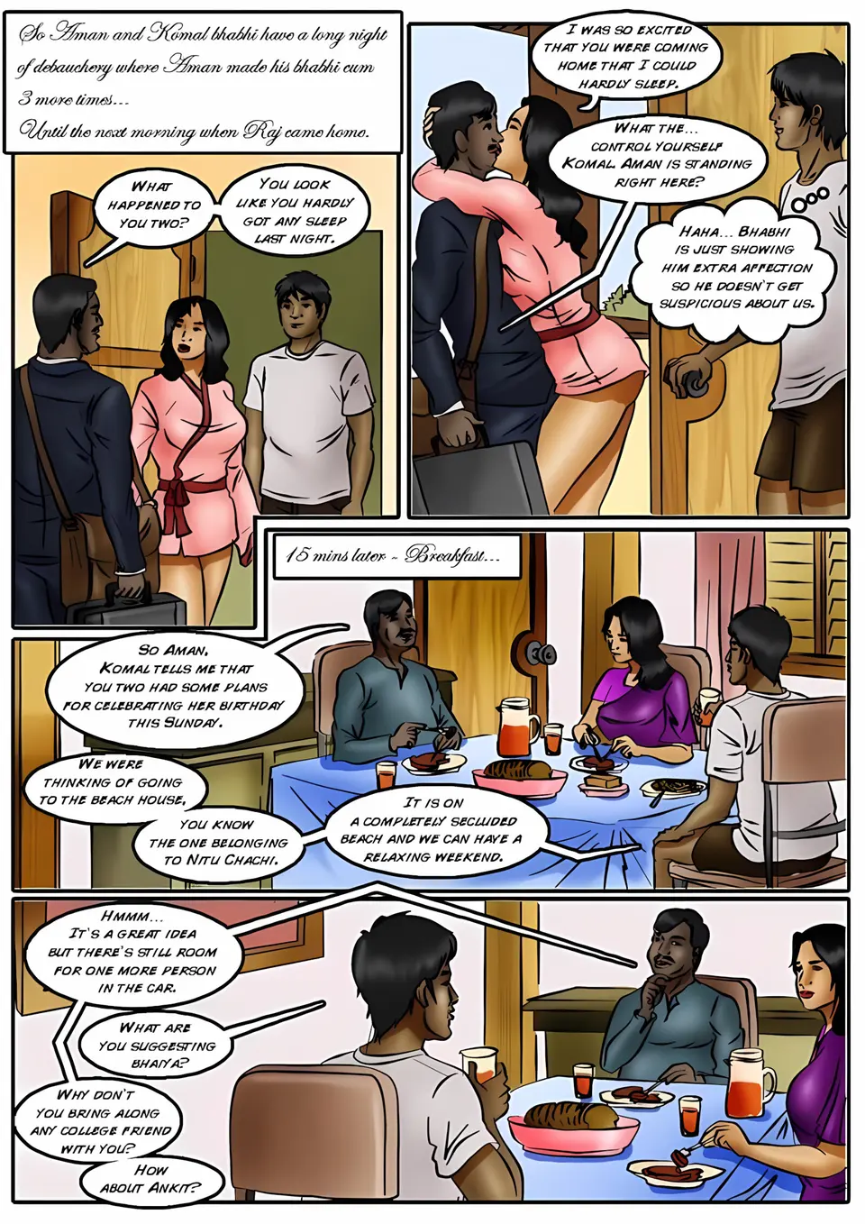 XXX Apartments [Kirtu] porn comic — Season 1, Chapter 16, page 4
