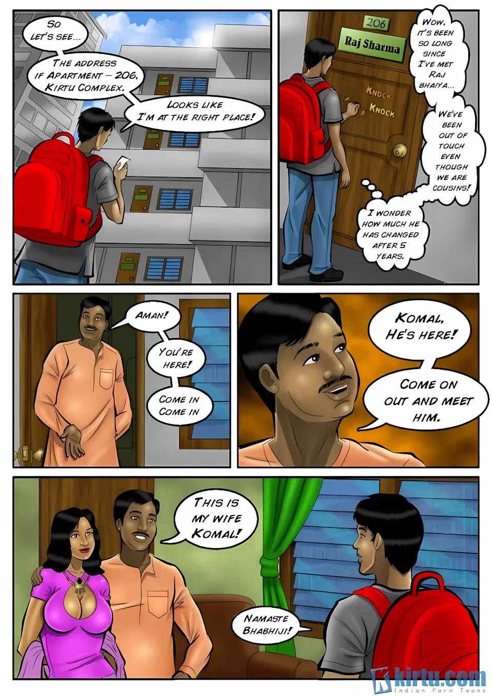 XXX Apartments [Kirtu] porn comic — Season 1, Chapter 2, page 3
