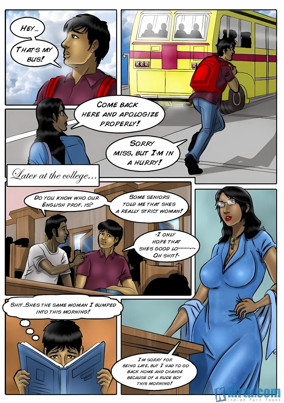 XXX Apartments [Kirtu] porn comic — Season 1, Chapter 2, page 7