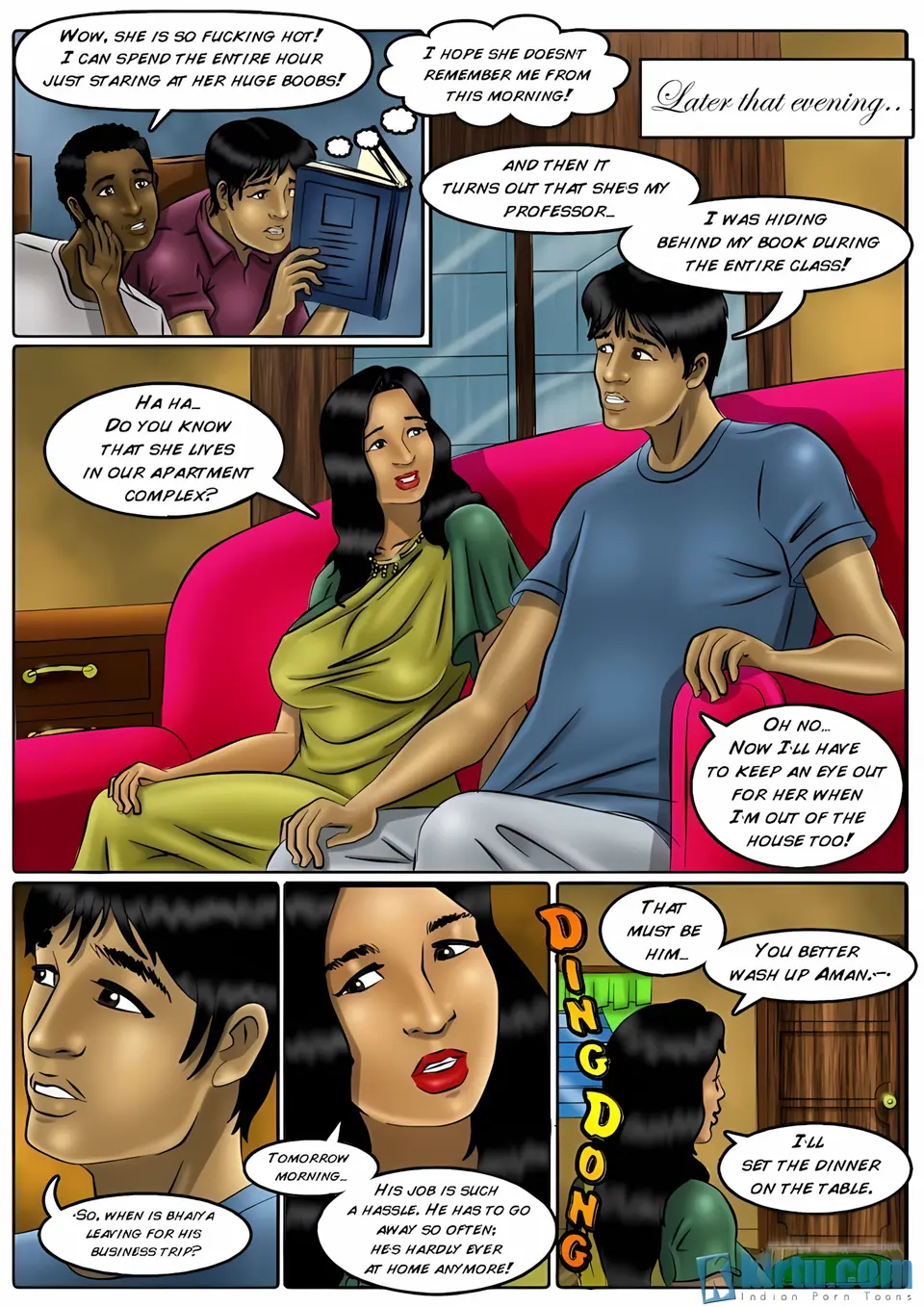 XXX Apartments [Kirtu] porn comic — Season 1, Chapter 2, page 8
